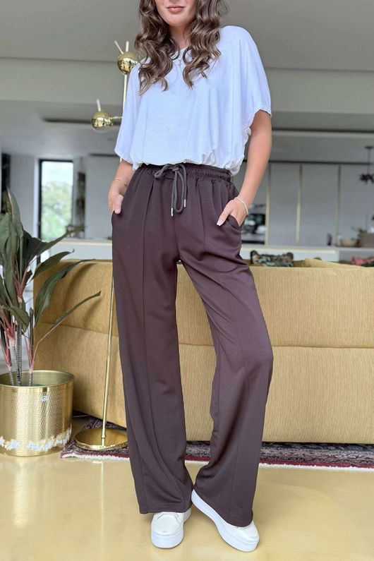 Made in Italy Cricket City Seamed Jogger Coffee Bean /20 =